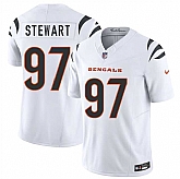 Men & Women & Youth Cincinnati Bengals #97 Shemar Stewart White 2025 Draft F.U.S.E. Vapor Untouchable Limited Stitched Jersey,baseball caps,new era cap wholesale,wholesale hats